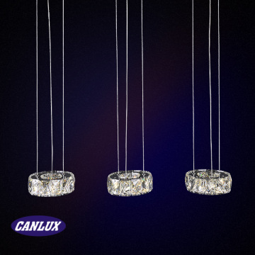 18W crystal hanging pendant lights with competitive price
