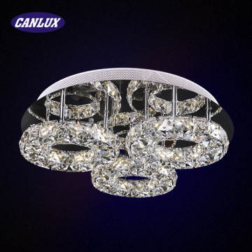 27W Pendant ceiling lights with high-end K9 crystal