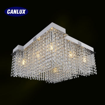 Replaceable LED G9 bulbs crystal ceiling lamps 220V 50/60Hz