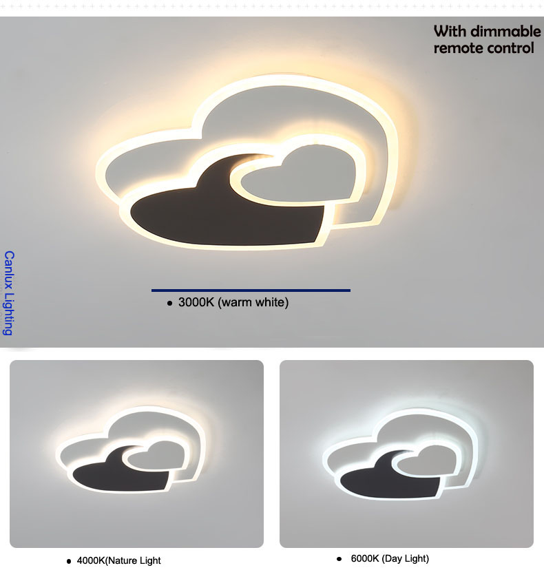 Sweet Heart LED ceiling lamp modern decorative lightings