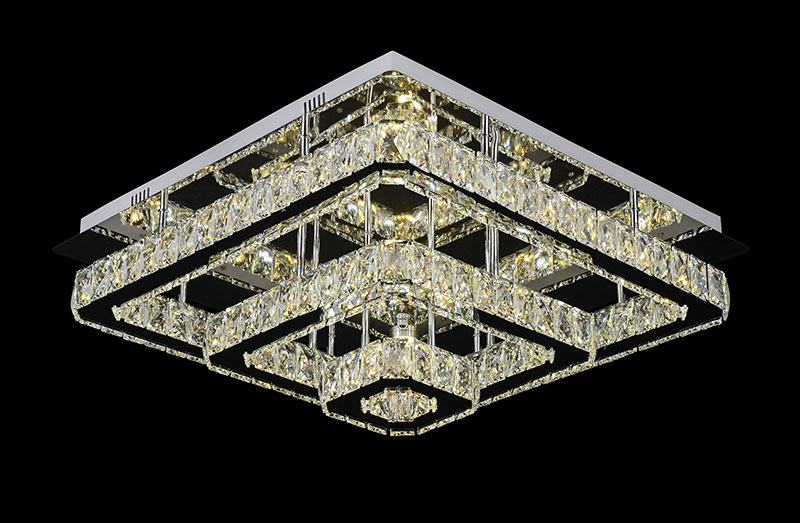 2019 classic square LED crystal ceiling lamp decorative lightings